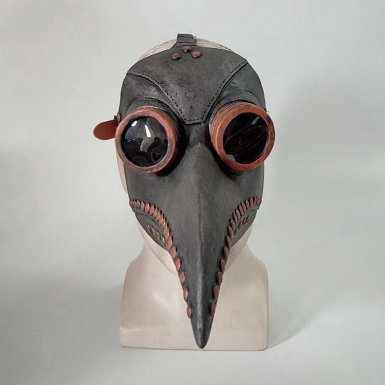 Steampunk Long Beak Mask Medieval Gothic Props Cos Halloween Plague Beak Doctor Mask