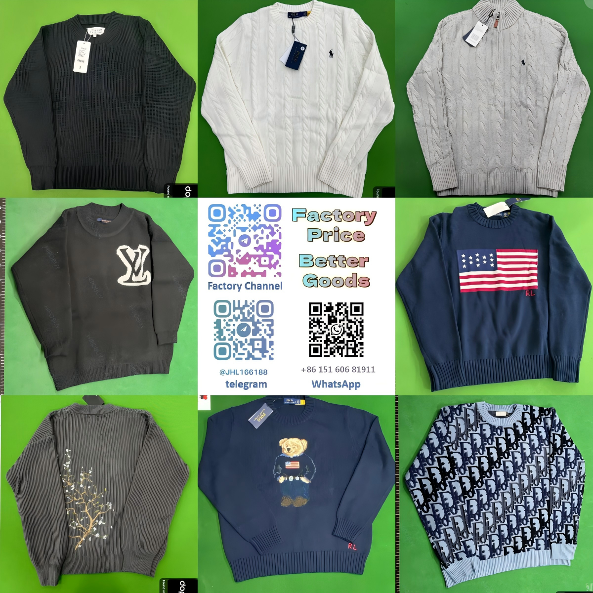 Polo Ralph Lauren Teddy Bear Knit Sweater Foto QC de WEIDIAN na Qualit.ly