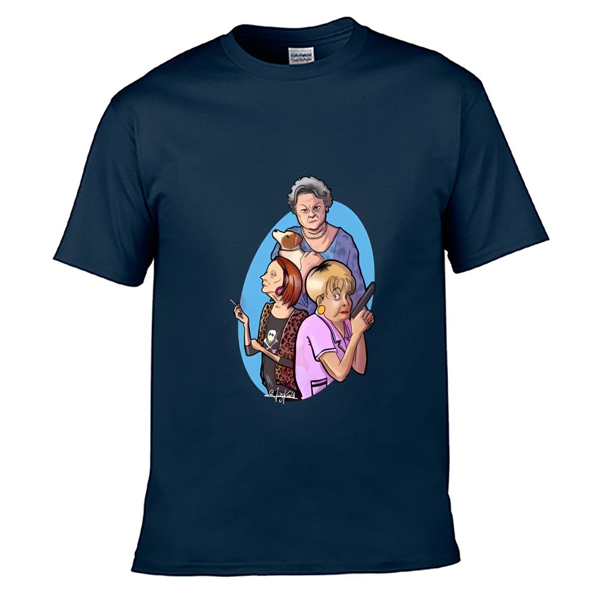 Marisa Vicenta and Concha T-Shirt Color: Navy Blue