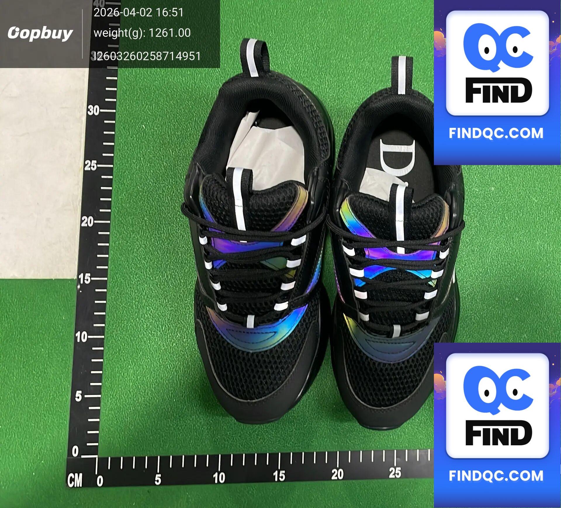 Dior B22 Mesh Lace-Up Black QC