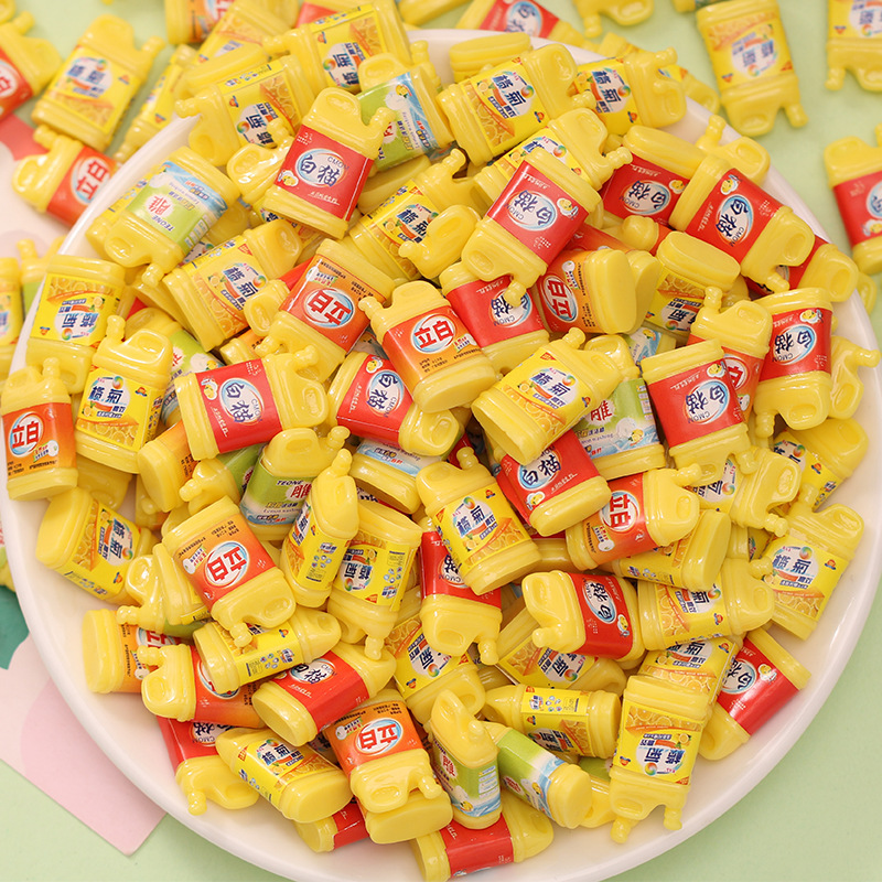 diy new simulation detergent convenience store children play house doll machine mini toy resin jewelry accessories