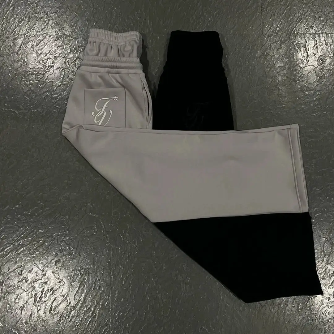 休闲运动美式字母刺绣休闲裤-HYP