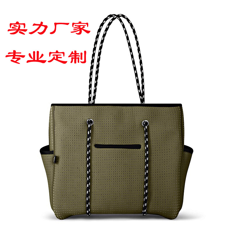 Fashion Women's Bag Portable Large Bag Casual Bag Women's Satchel Punching Bag Mummy Big Bag Zipper Side Bag Beach Bag