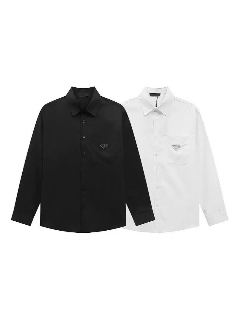 Trendy Brand Flocked Pra Full-Print Da Velcro Pula Long-Sleeved Shirt Tops for Men and Women Foto QC de 1688 na Qualit.ly
