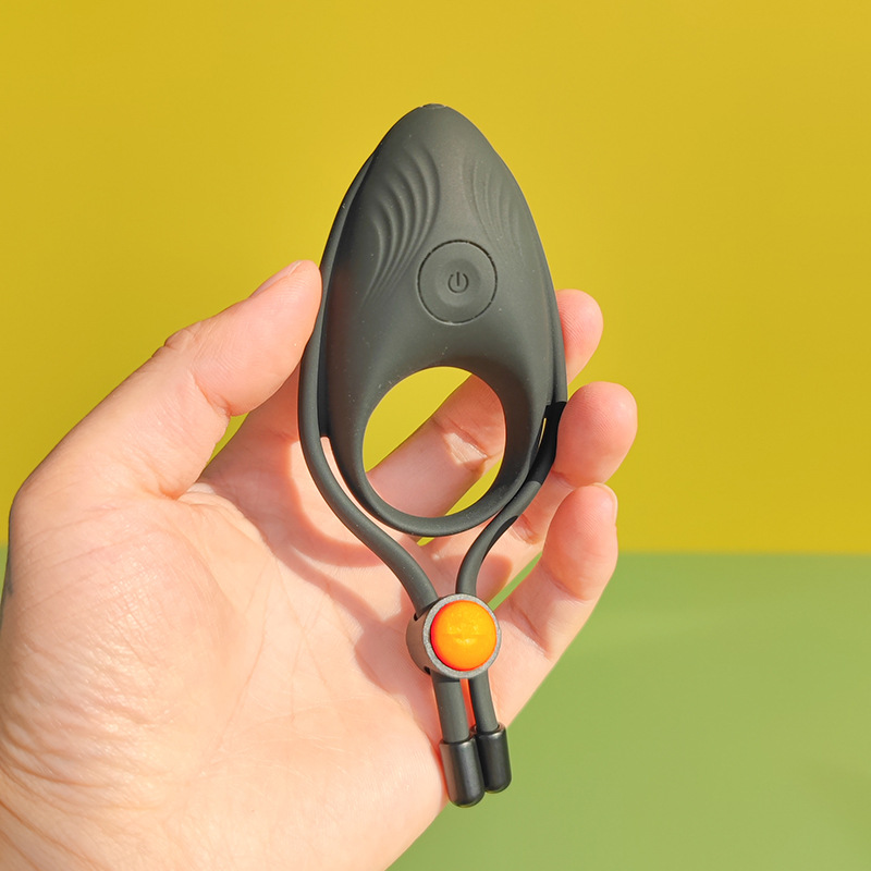 Male Vibration Delay Locking Ring Male Penis Ring Vibrator Masturbator Cock Ring Sex Toys