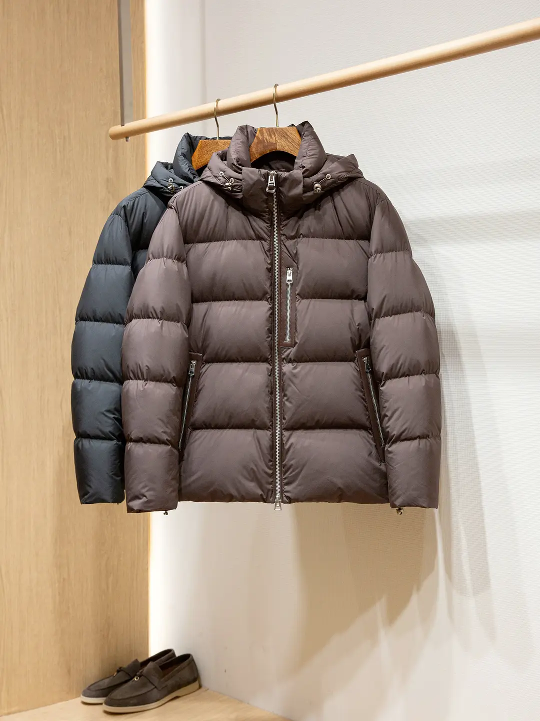【26000 Tf Version】Heavyweight Duck down Filling, Thickened Winter Men's Hooded down Jacket for Warmth and Cold Protection