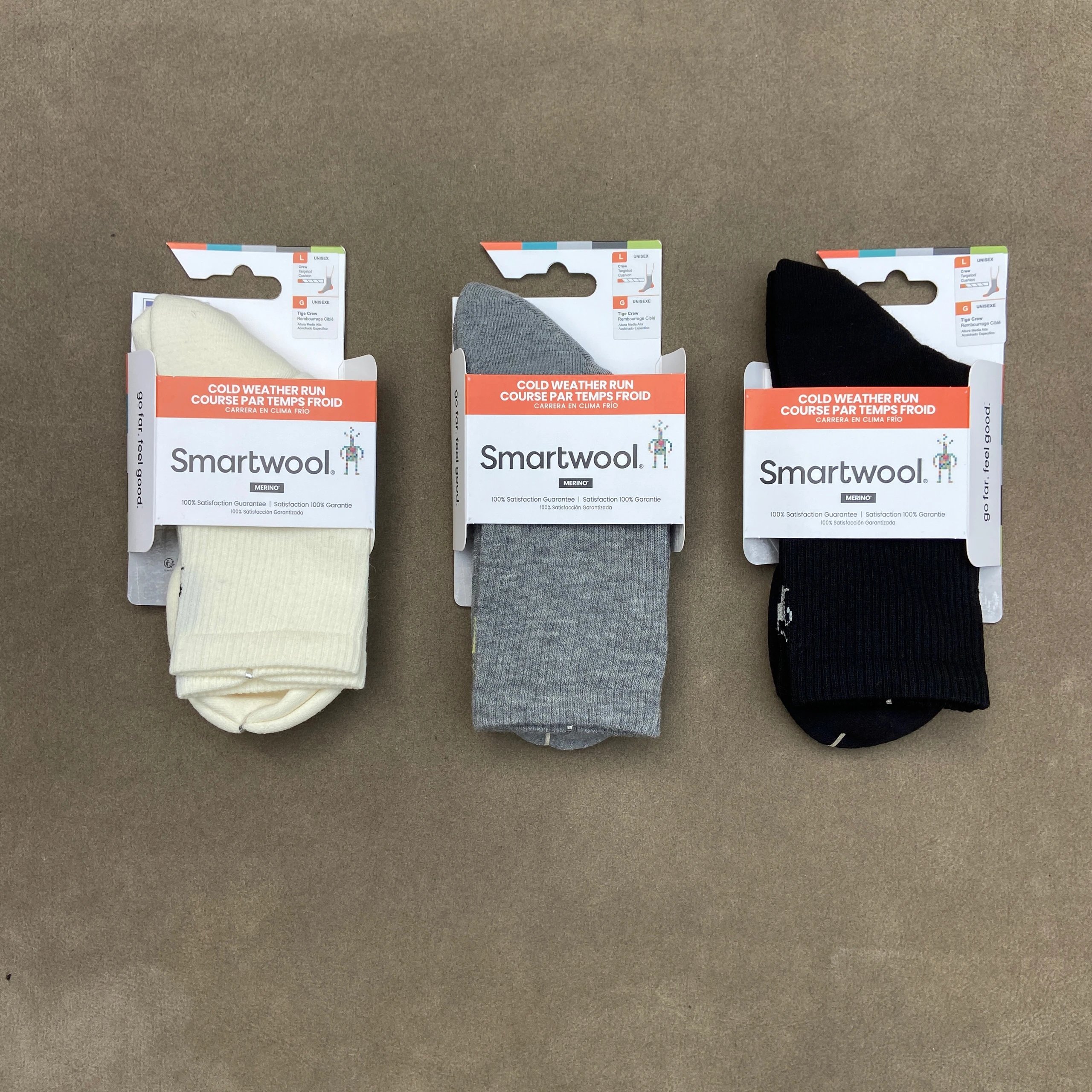 Smartwool New Merino Wool Men's and Women's Shock-absorbing Mid-tube Socks Comfortable Outdoor Sports Hiking Autumn Smartwool Men's and Women's Mid-tube Merino Wool Socks Towel Bottom Shock-absorbing Mountain Climbing Hiking Outdoor Socks