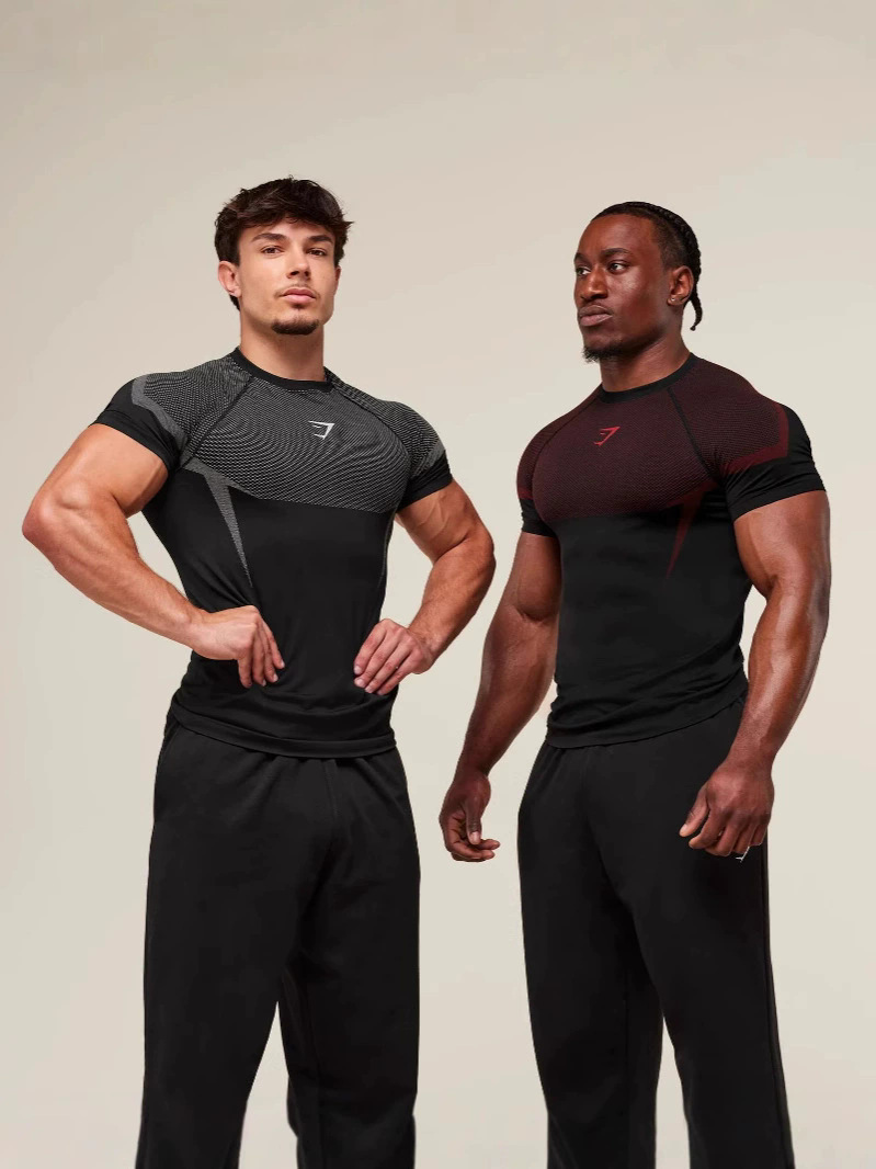 Gymshark Training Fitness Quick-Drying Elastic Breathable T-Shirt