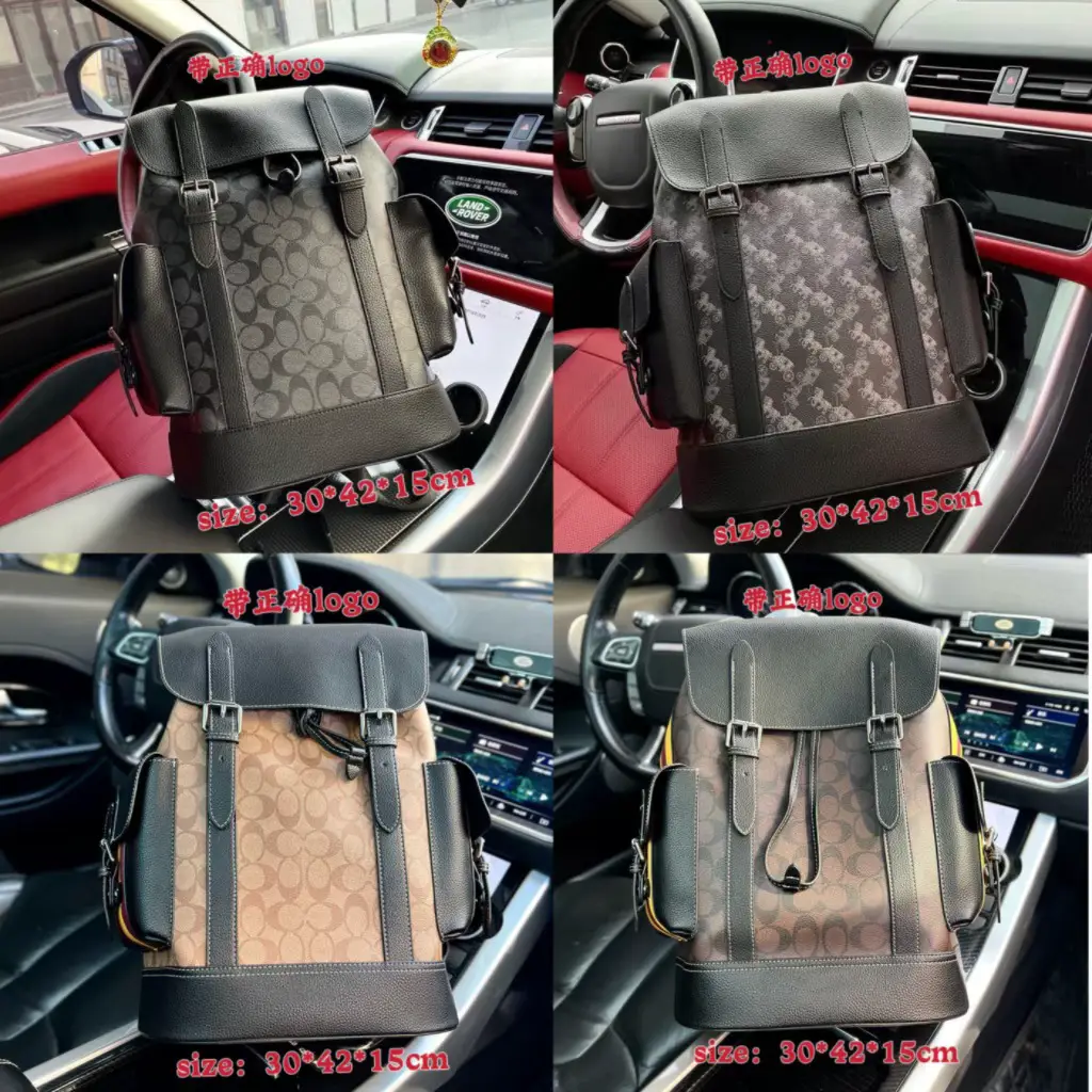 The new trend of large-capacity men's shoulder bag business casual computer bag fashion travel bag schoolbag backpacks
