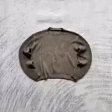K褐色炒色卫衣 客户定制