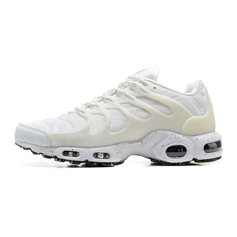 Lizhen's new men's shoes, classic retro running shoes, splashed ink air cushion shoes, men's and women's all black comfortable new sports shoes