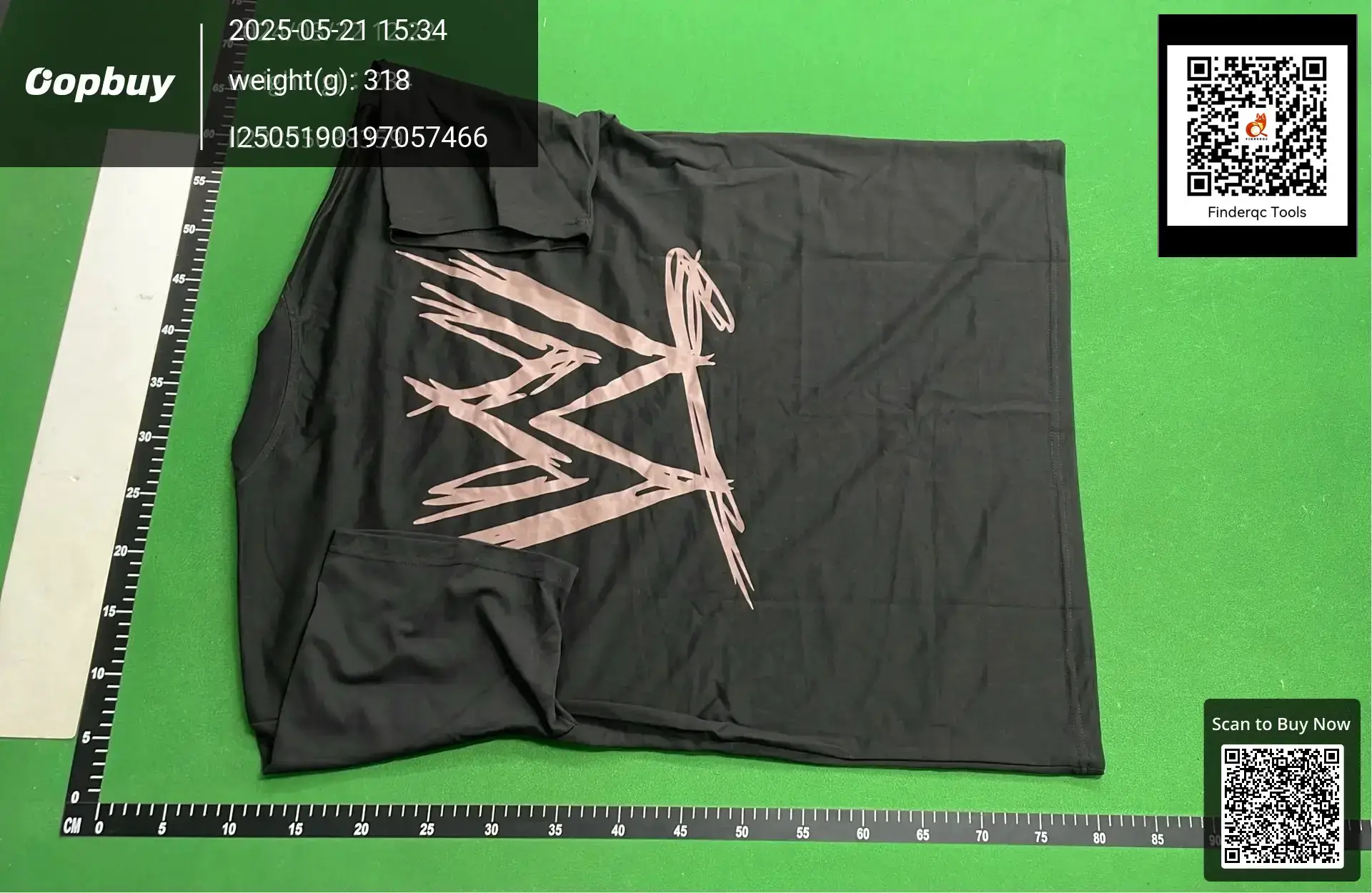 WWE black t-shirt
