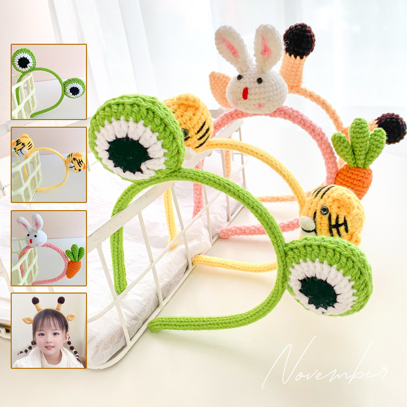 Cute Children's Hair Cards Hair Cards Baby's Hair Hoops Cute Super Cute Autumn and Winter Hair Hoops Cute Girl's Japanese Style Hair Cards