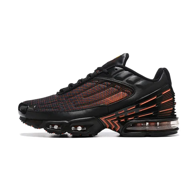 2026 Shock-Absorbing New Men's Shoes Mesh Running Shoes Retro Air-Cushion Shoes Men's and Women's Shoes All Black Comfortable Casual Sports Shoes