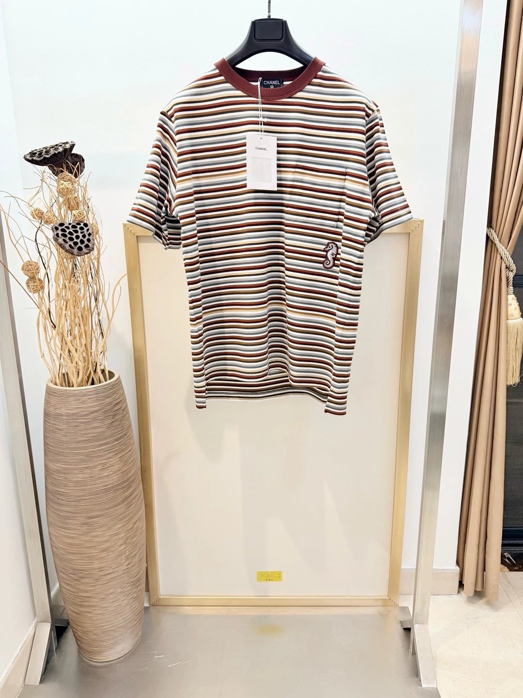 🌈Size：s/m/l/xl   红黑条纹/咖色条纹两色 男女同款
