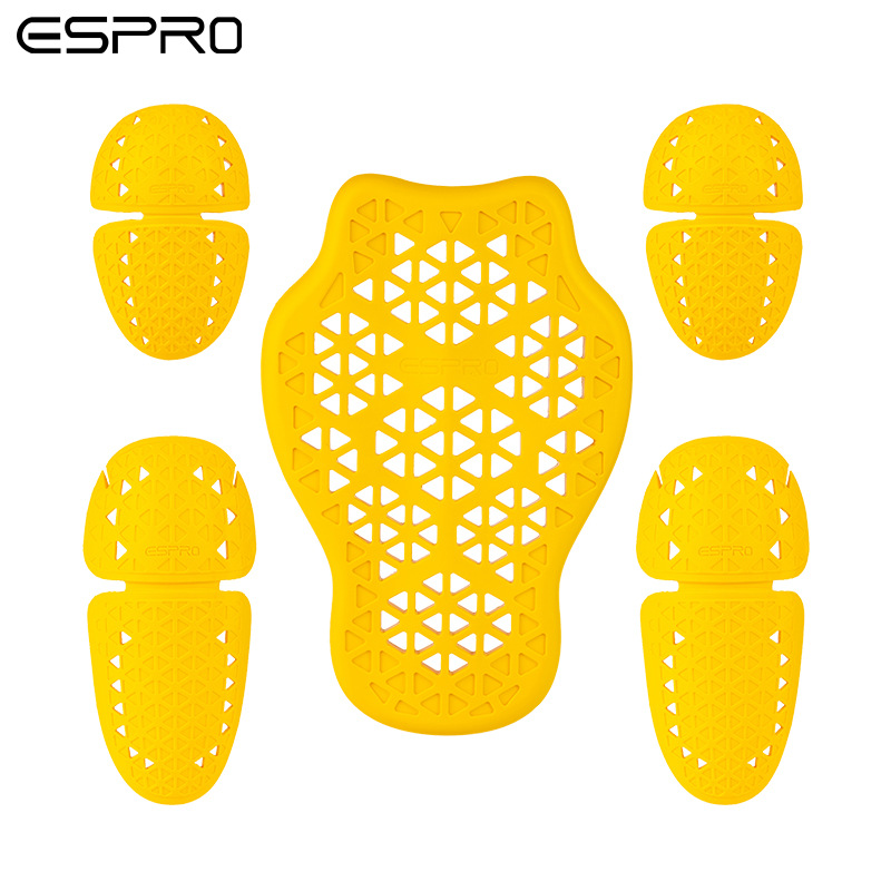 ESPRO Motorcycle Riding Suit Built-in Protectors CE2 Shock Absorbing Anti-fall Slow Rebound Back Shoulder Pad Knee Pad