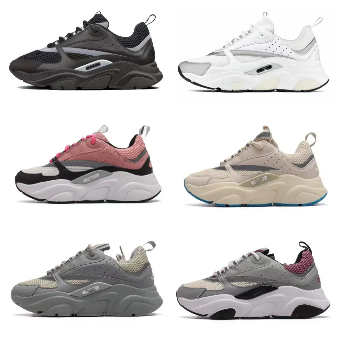 Putian Shoes B2299 Casual sneaker All-match Genuine Leather Vintage Flat Shoes Outdoor Breathable Mesh Top Torre Shoes
