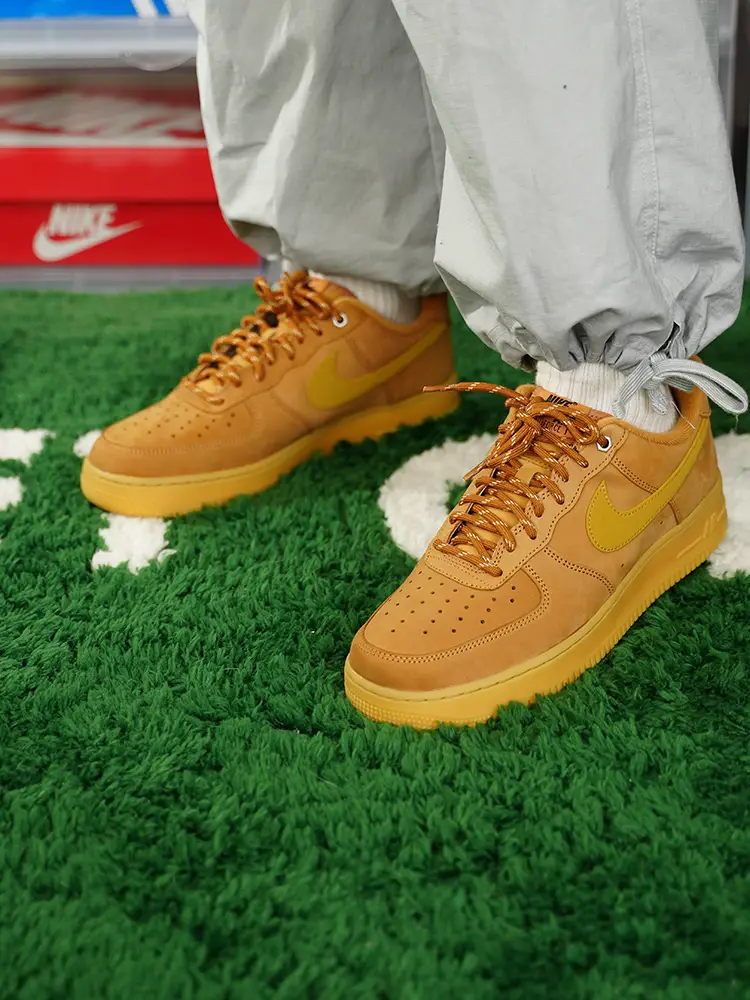 Nike Nike Men's Air Force 1 Wheat Air Force One Casual Shoes Retro Sneakers Cj9179-200