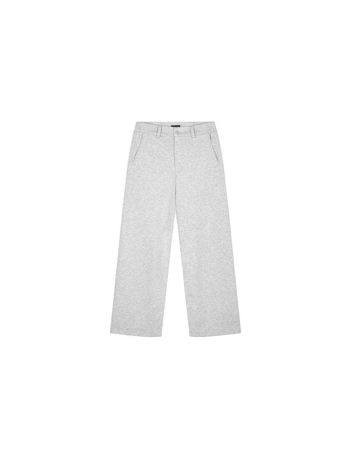 〔 Plus No Logo 〕26Ss "Yunshu Cotton Trousers” One-Piece Straight-Leg Commuter Pants