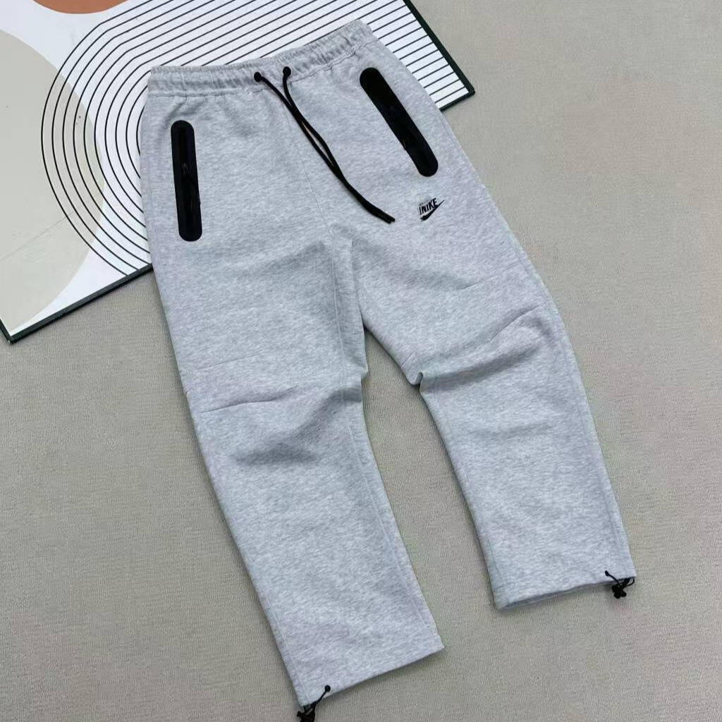 Men's Casual Sports Pants Spring and Autumn New Style Running Sweatpants Training Loose Sports Pants Knitted Long Pants Straight-Leg Popular Cotton Foto QC de 1688 na Qualit.ly