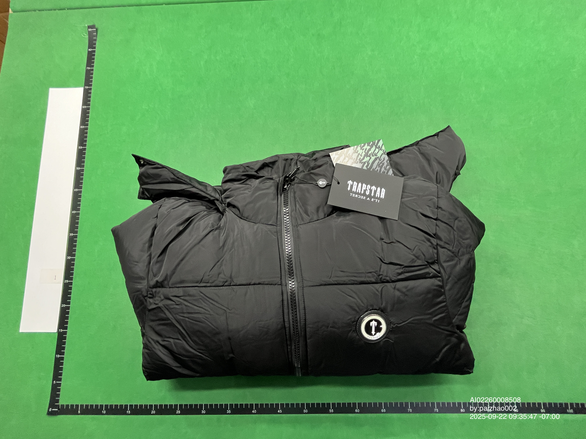 Trapstar Puffer Jacket Black QC