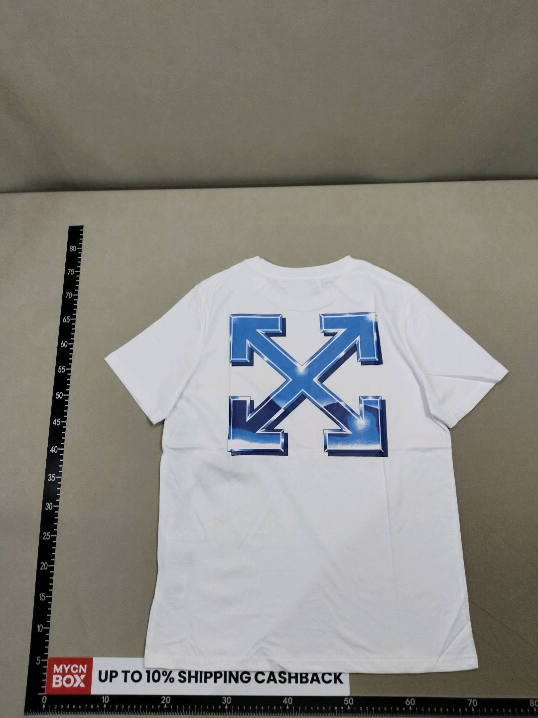 OFF-WHITE Men's and Women's Printed Short Sleeve T-Shirt QC