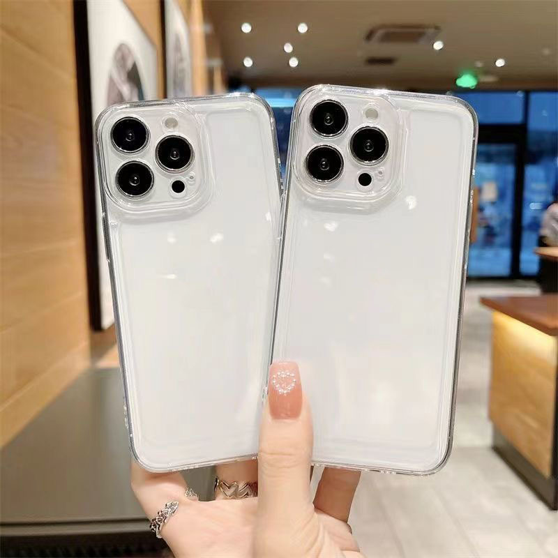 Space shell fine hole for 16 16pro Apple 14 15 transparent XS simple 11 soft shell wholesale 16promax