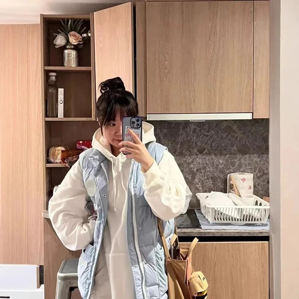 * 冰川马甲羽绒服 标轻量保暖情侣 * foto QC de WEIDIAN en Qualit.ly