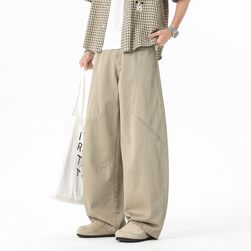 2026 Summer Thin Tencel Lyocell Straight-Leg Pants for Men, Trendy, Comfortable, Versatile Wide-Leg Casual Pants