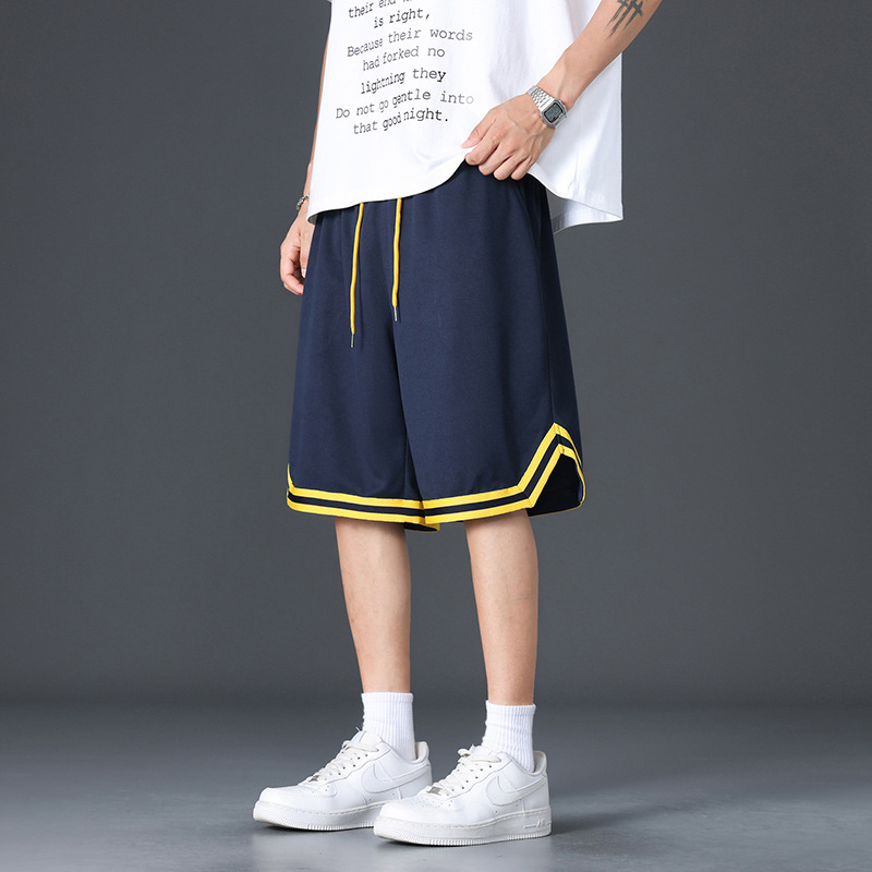 Men's Shorts 2026 Youth Mid-Length Pants Men's Summer Thin American-Style Straight Cargo Pants Casual Five-Point Pants