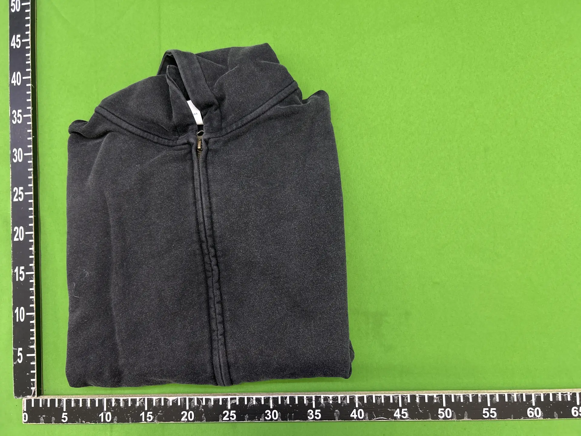 ARTIE zip-up hoodie charcoal