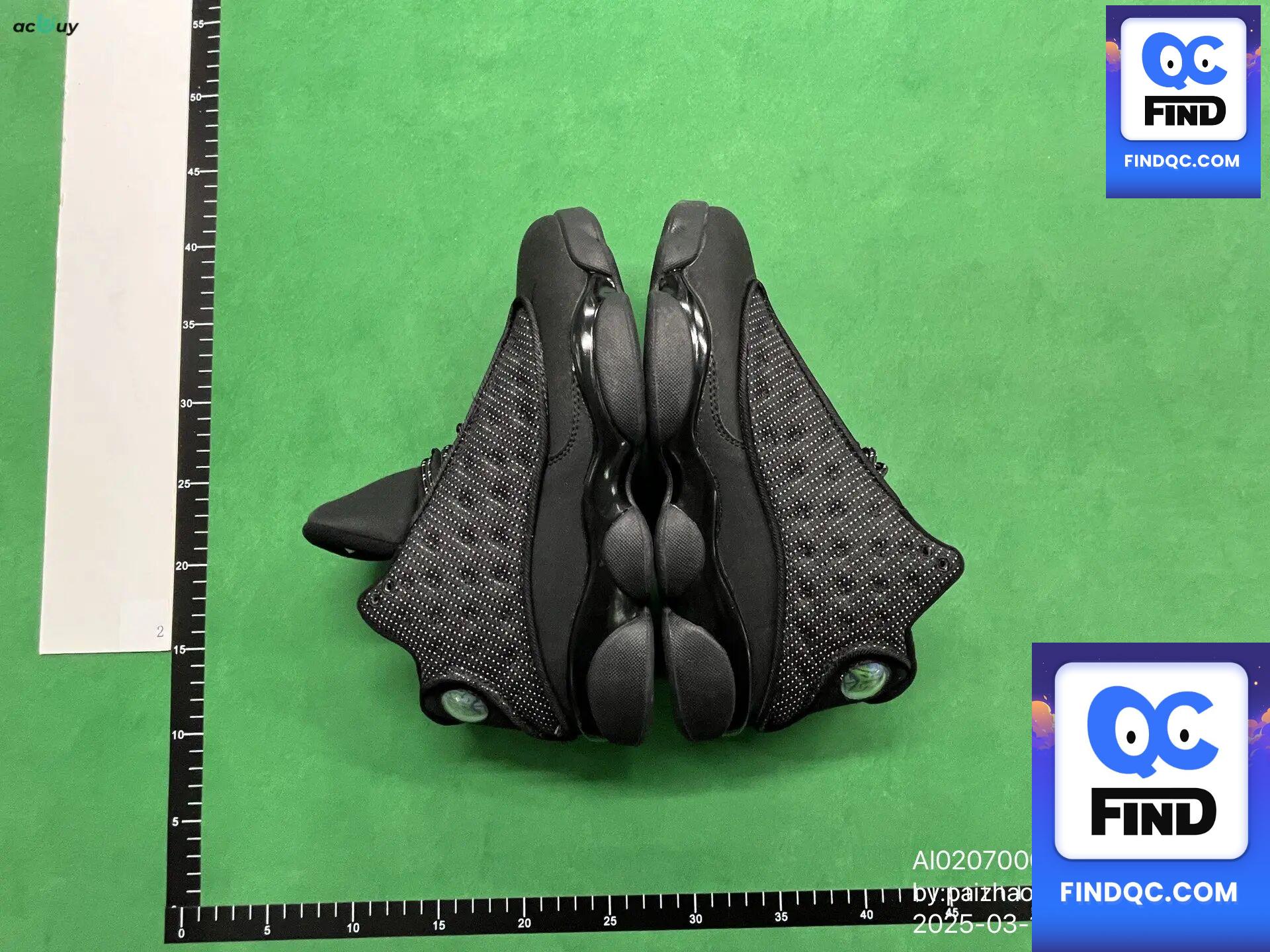 Air Jordan 13 Retro All Black QC