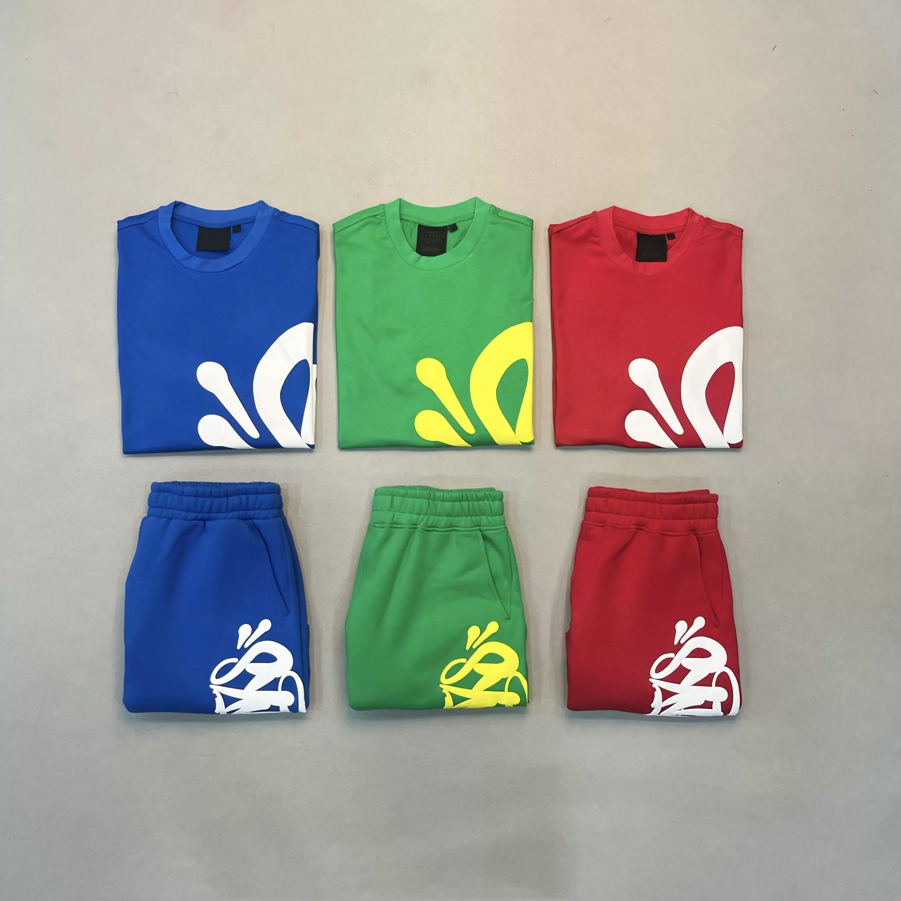 Sy Hoodie Set Drill Foam Style Suit for Men and Women, European and American Style
