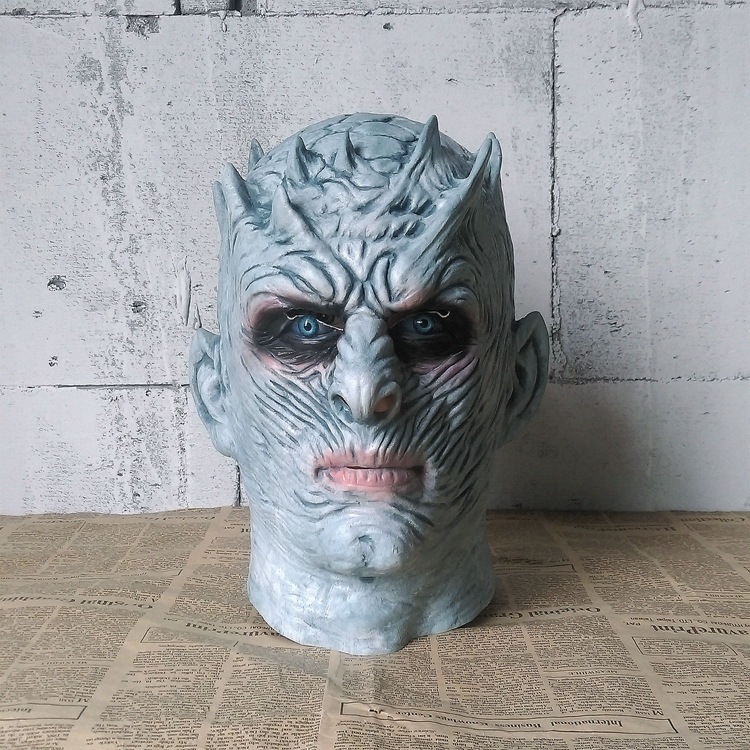 Game of rights cosplay ghost Night King head cover Halloween horror haunted house props latex mask wholesale