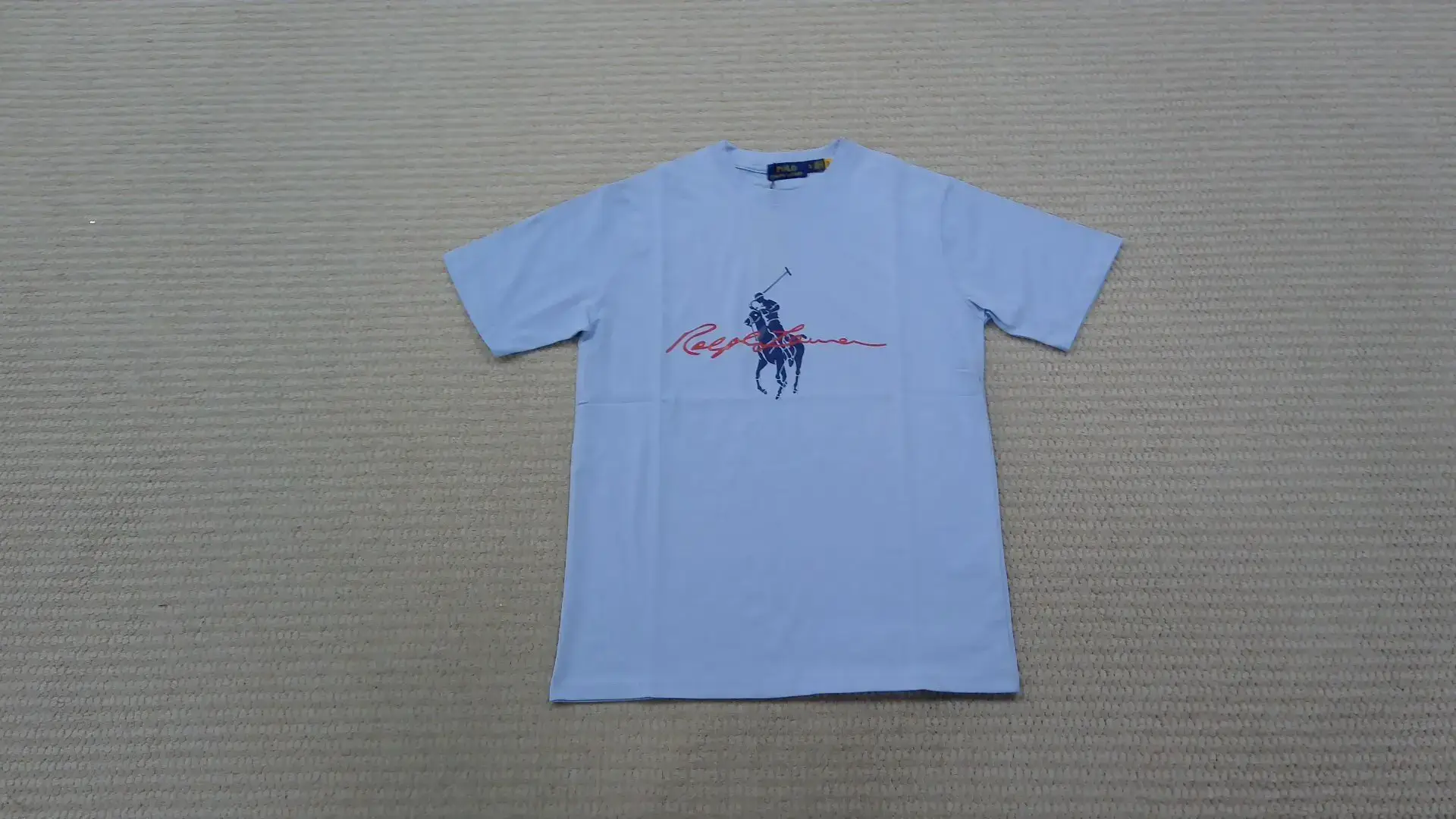 Ralph Lauren Cotton T-Shirt Light Blue