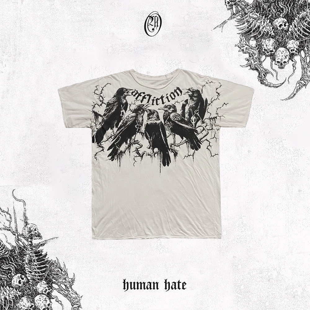 Thousands of Unique Items: Affliction Dark Punk Style! Xtreme Retro Motorcycle Vintage Short-Sleeve T-Shirt