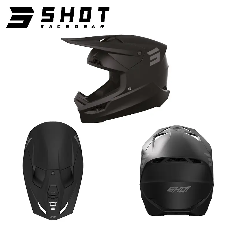 New arrival French Shot Furious Helmet Full-Face Off-Road Motorcycle Cycling Plaid Breathable Ece Certified
