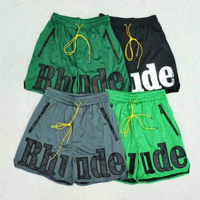 Rh Shorts J New Yellow Rope Smooth Lettering