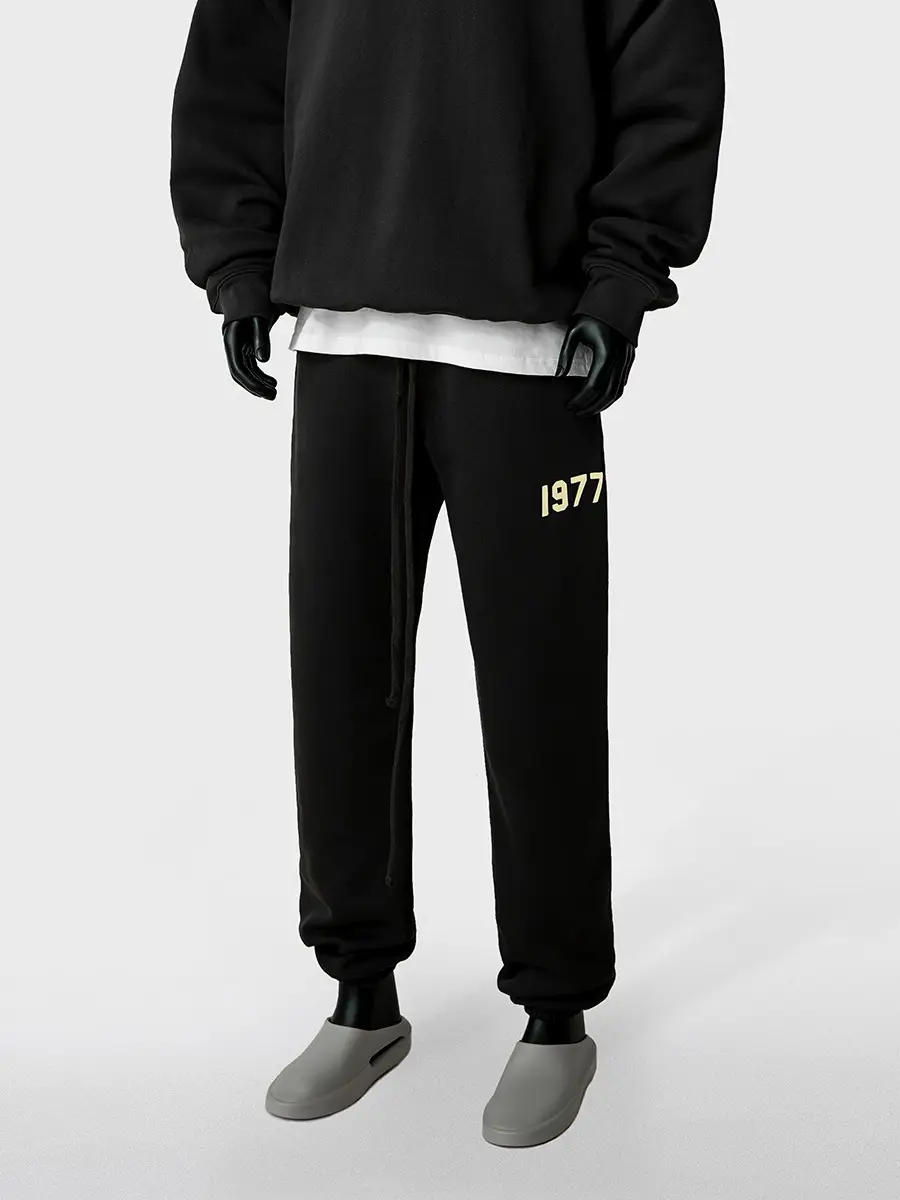 Fog Stack Essentials American Fashion Brand Heavyweight Loose Velvet Sweatpants Leggings Sports Long Pants for Men