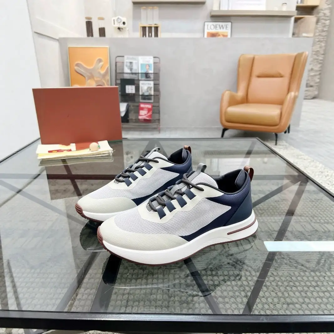 High-End New Men's Thick-Soled Sports and Casual Shoes, Fashionable and Versatile Breathable Mesh High-End Color Matching Trendy Men's Shoes