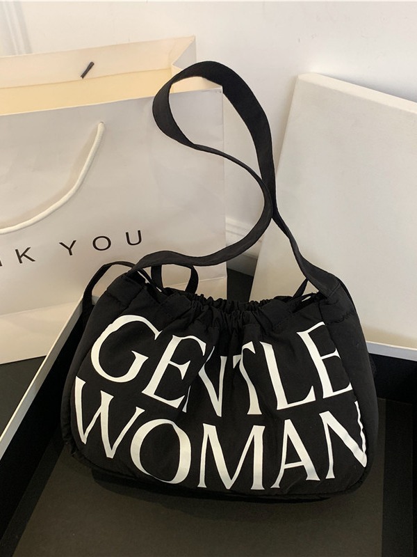 Gentle Woman Colorful Dumpling Bag 2024 New Casual Handbag Girl's Fresh Shoulder Bag