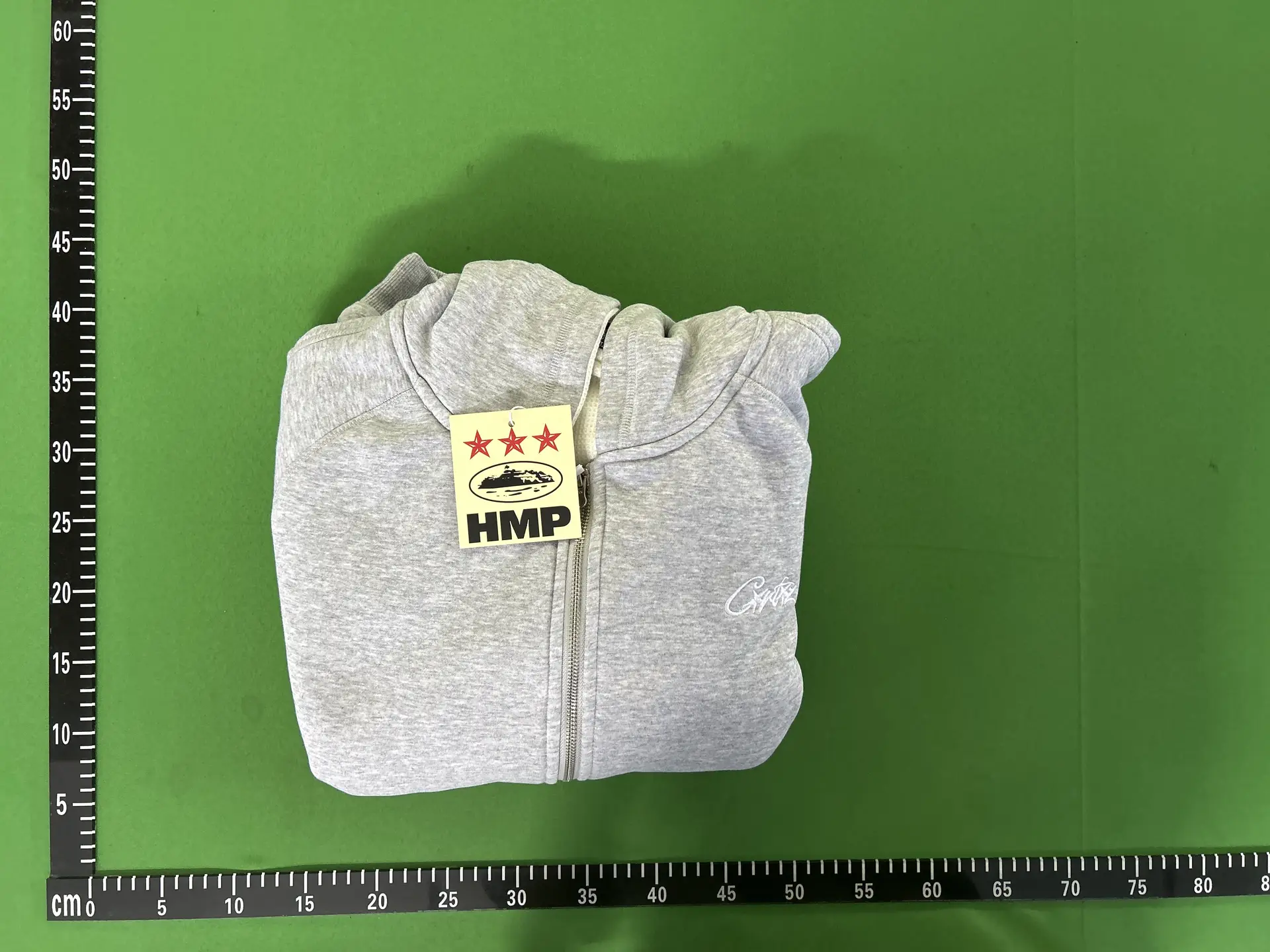 Co Devil Hip Hop Street Zipper Embroidered Letter Knit Sweatpants Sweatshirt