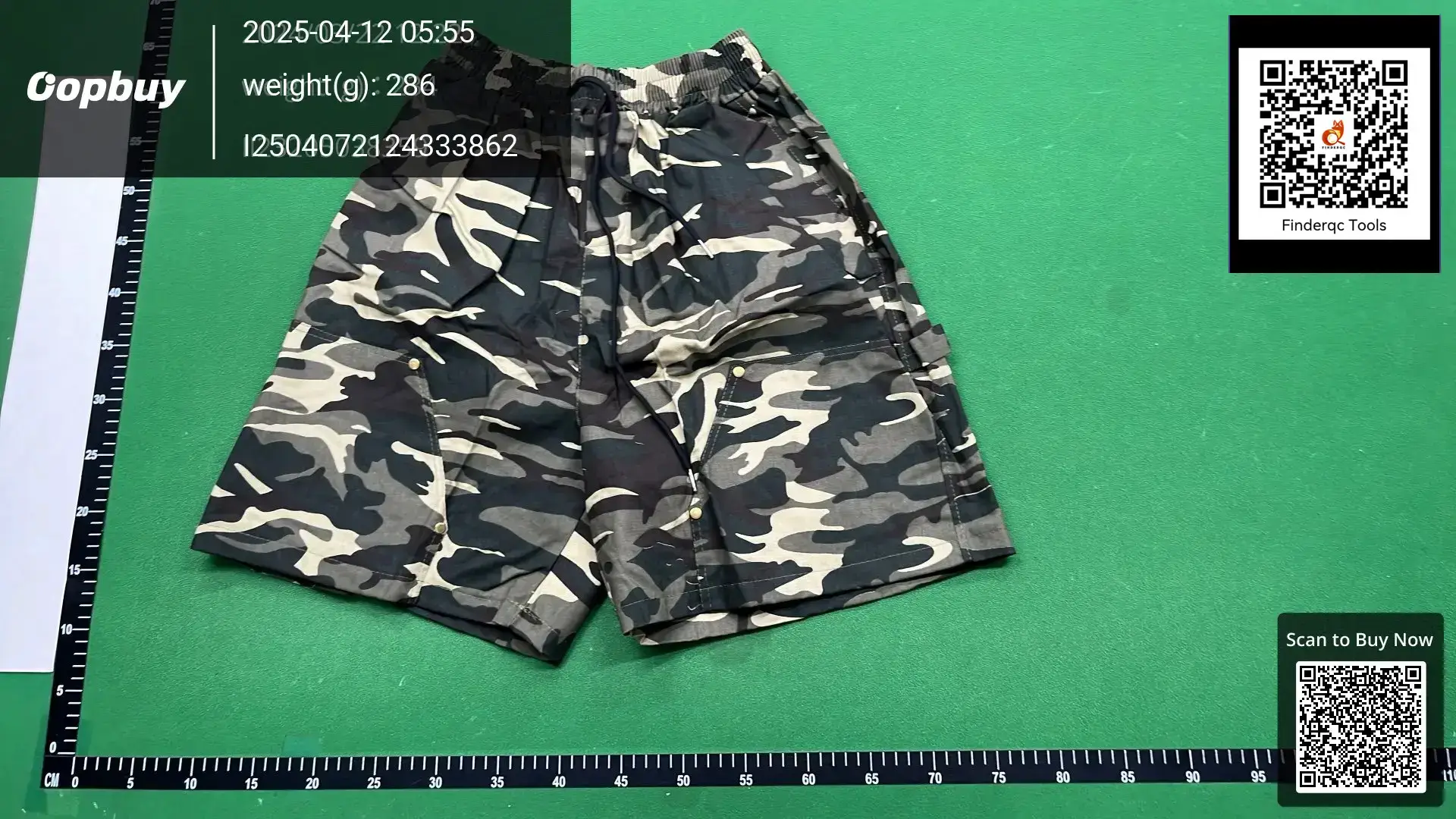 American Retro Camouflage Tooling Shorts Men's Summer Trendy Brand High Street Hip-Hop Loose Casual All-Match Straight Pants
