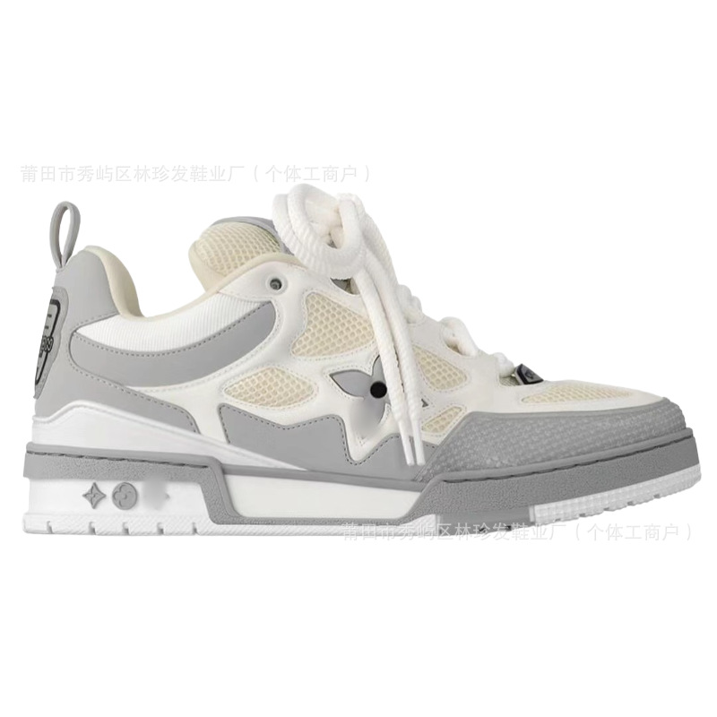 Lujia Trainer Sneakers for Women, Thick-Soled Lace-Up Breathable Couple Shoes, Men's Sneakers, Men's Shoes, Unisex Sports Shoes