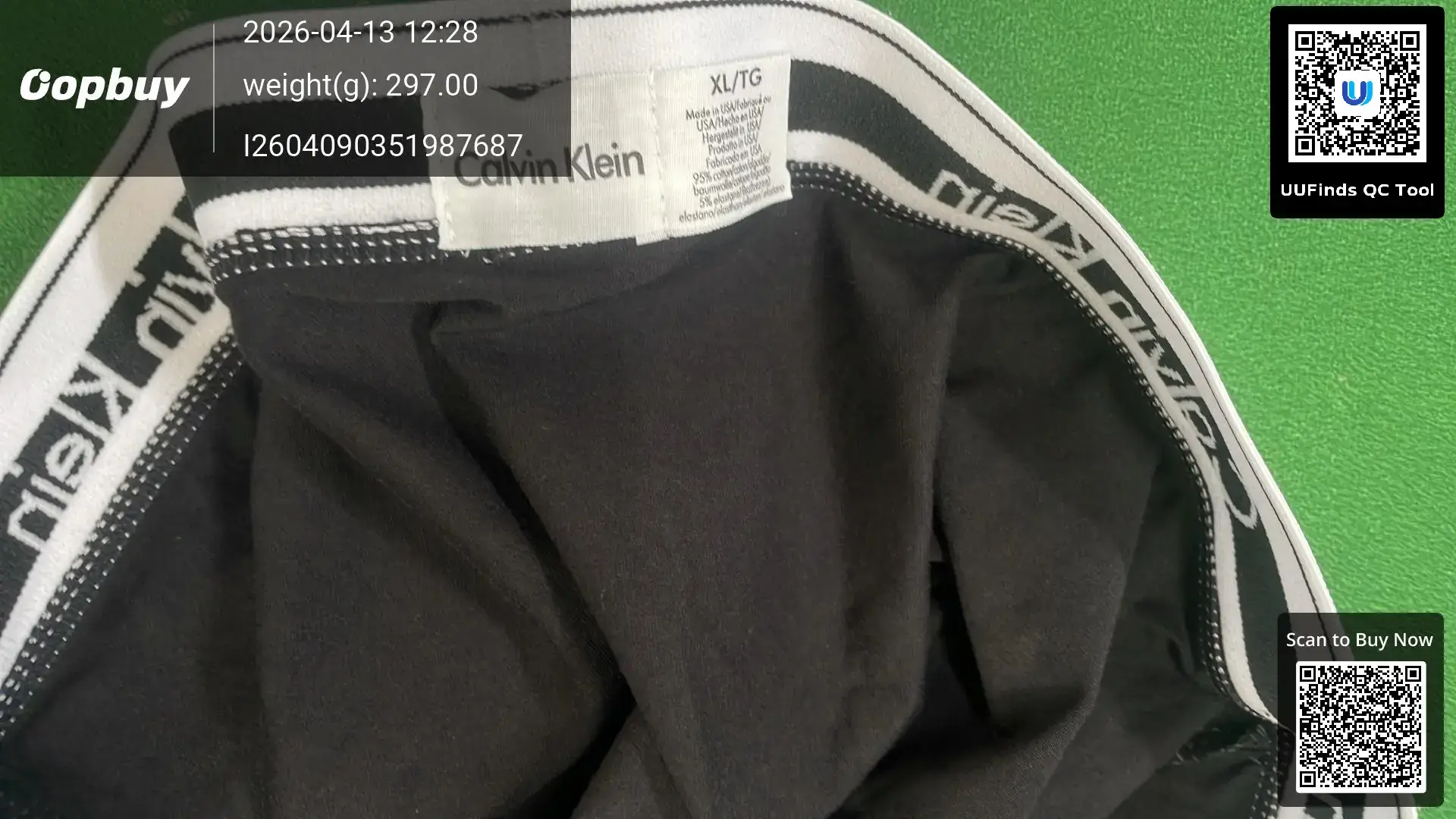 Calvin Klein Black Boxer Briefs