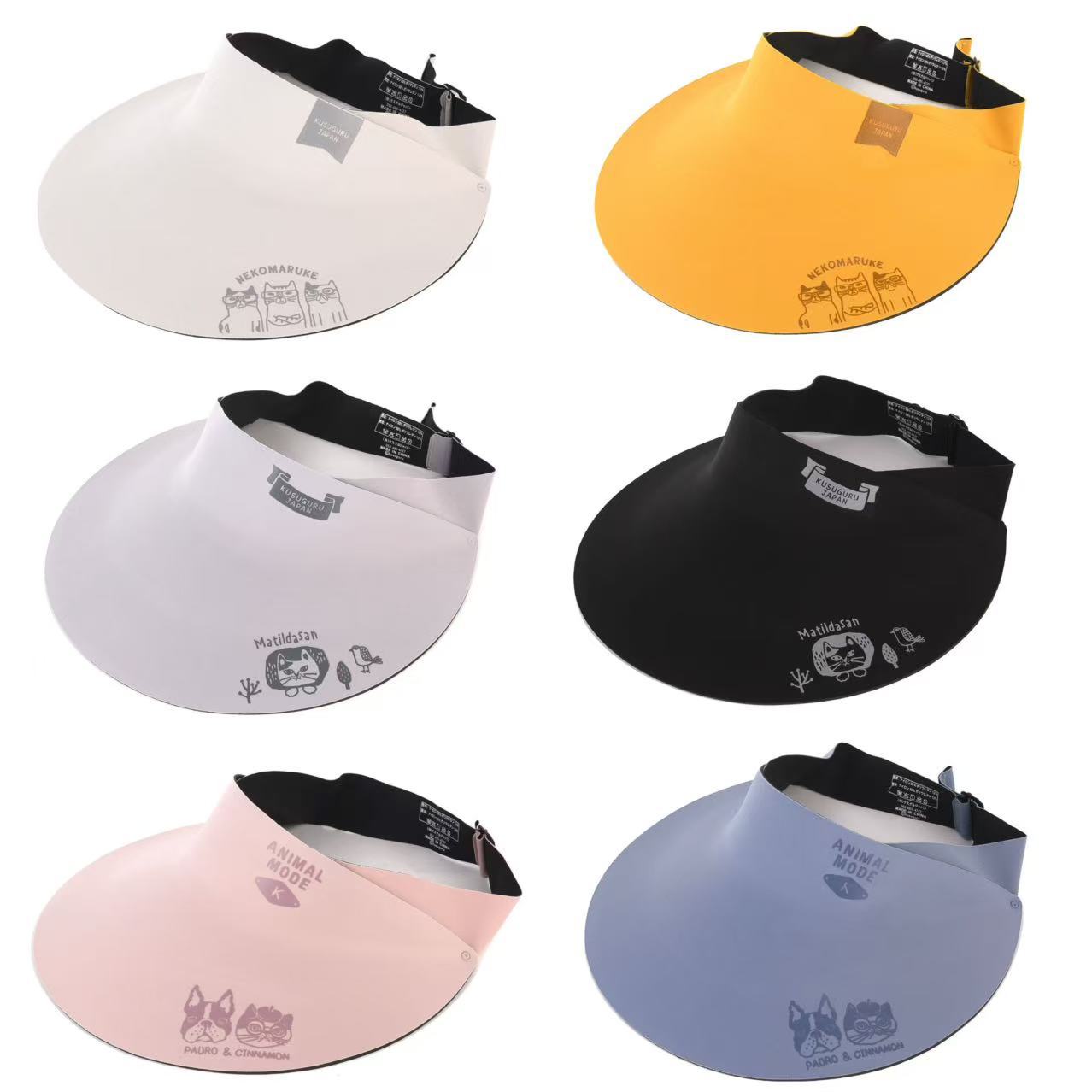 Japanese kusuguru sunscreen hat for adults and children can be rolled UV cold 3D moisture absorption 114317
