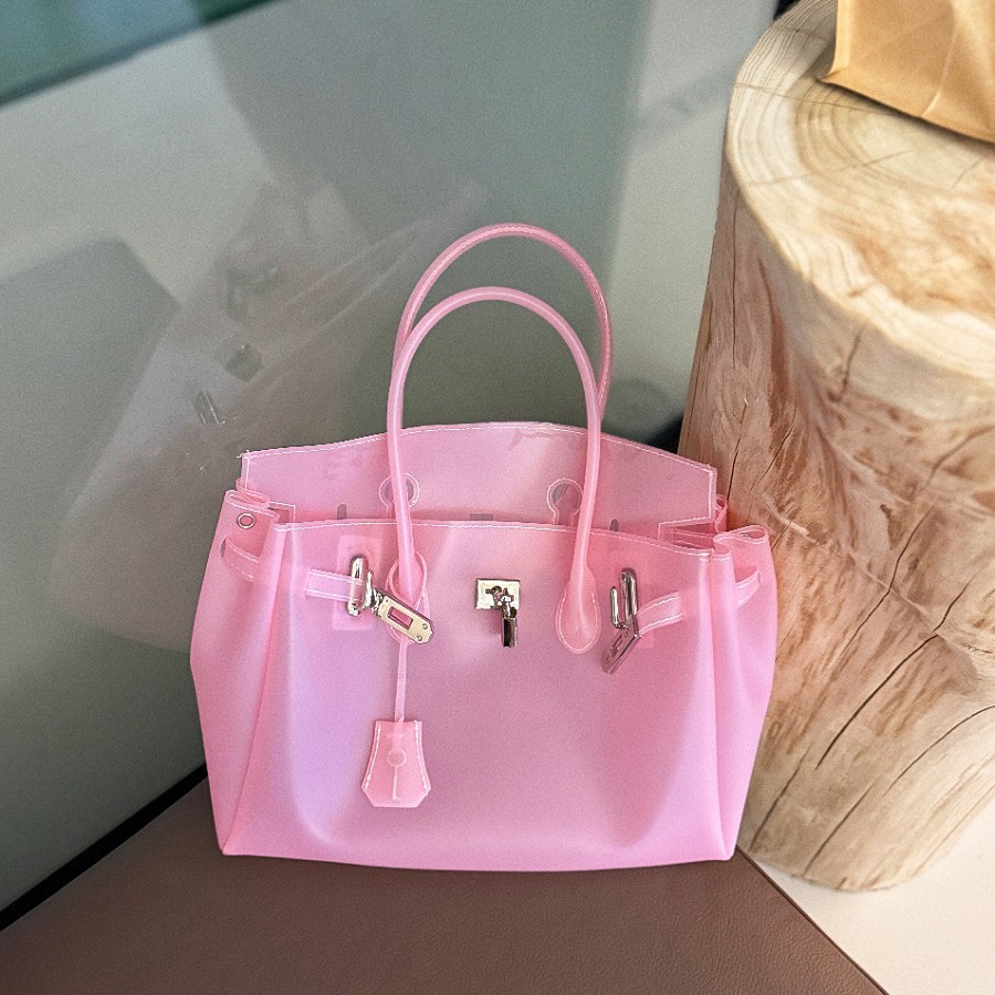 2026 New Korean Jelly Firkin Jelly Bag Kiiikiii Same Style Tpu Jelly Handbag Crossbody Bag foto QC de 1688 en Qualit.ly