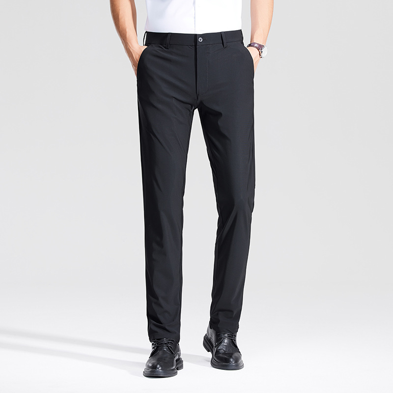 Diyu Shenlong Men's Thin Summer Casual Pants 2026 New Straight-Leg Workwear High-End Formal Trousers for Men