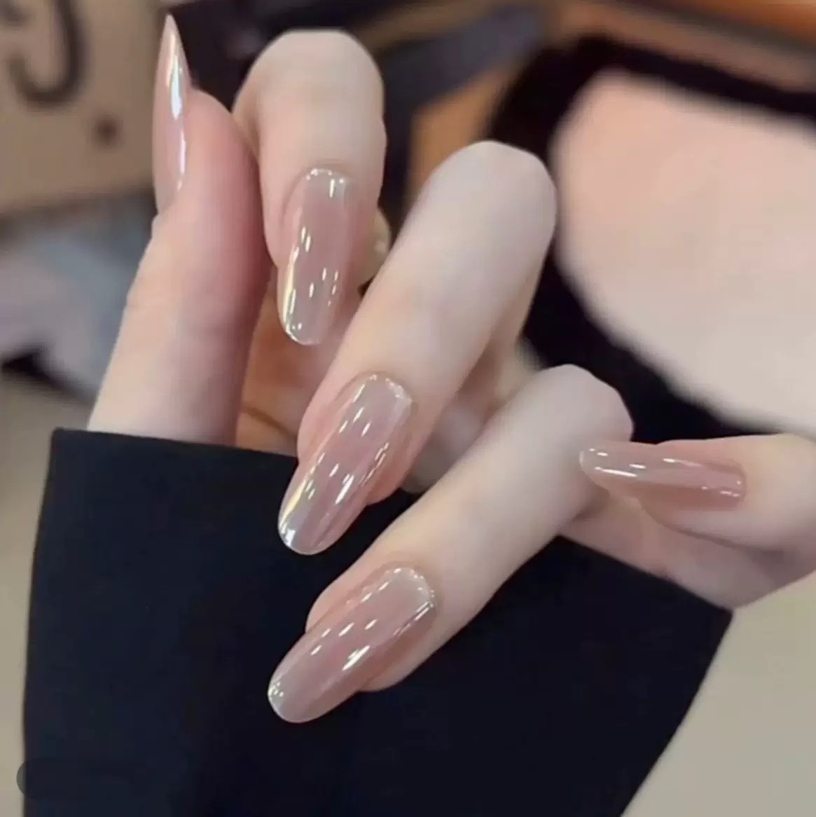 【Ying Yu】Spring and Summer New Style Pure Handmade Wearable Nails, Retro and Gentle, Enhance Complexion, Pure and Alluring, Popular on Xiaohongshu