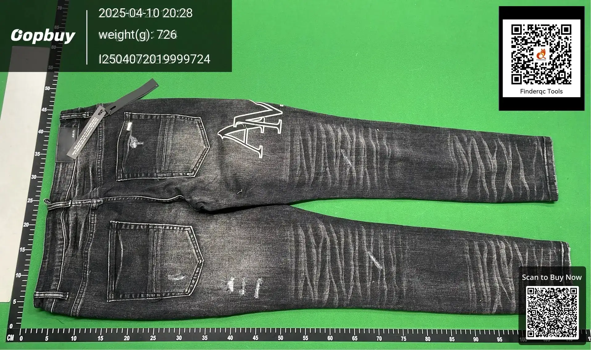 Cross-border wholesale purple American high street hole patch trend retro straight amiri Denim pants B wholesale
